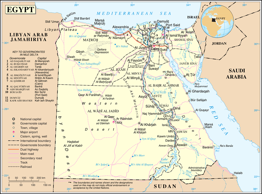 Al Fayyum map